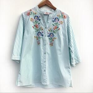 Quacker Factory by Jeanne Bice embroidered floral